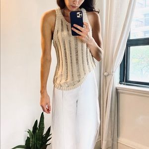 Club Monaco nude Italian Yarn sweater